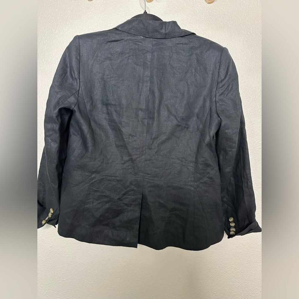 Quince 100% European Linen Structured Blazer Sz S - Picture 9 of 9